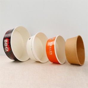 Skleda za solato kraft papirja za večjo raztego